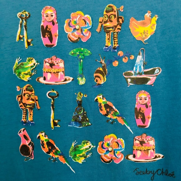 NWT See by Chloe Cotton Long-sleeve Shirt - Picture 5 of 8